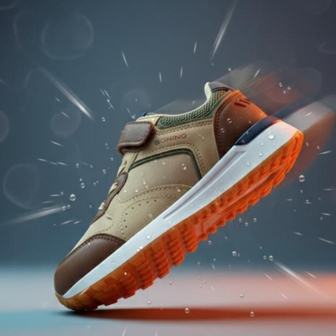 BONINO Baskets Enfant Décontractées/Outdoor – Strap Velcro & Semelle Antidérapante - Image 5